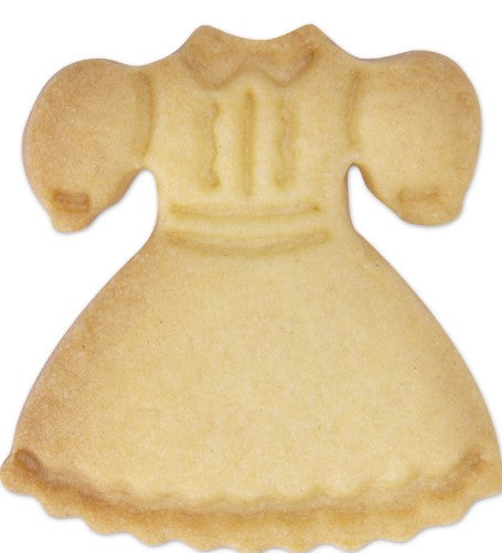 Dress Cookie Cutter Stamper with Ejector 5cm