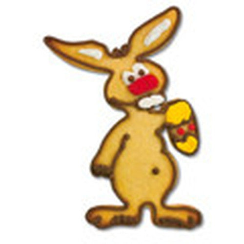 Easter Bunny with Egg 10cm Cookie Cutter-Cookie Cutter Shop Australia