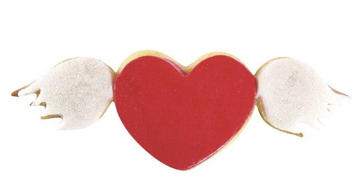 Flying Heart Cookie Cutter 9cm | Cookie cutter Shop Australia