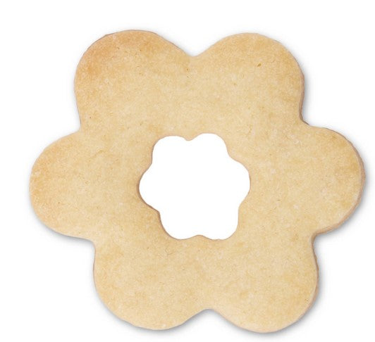 Double Flower Cookie Cutter 4.5cm