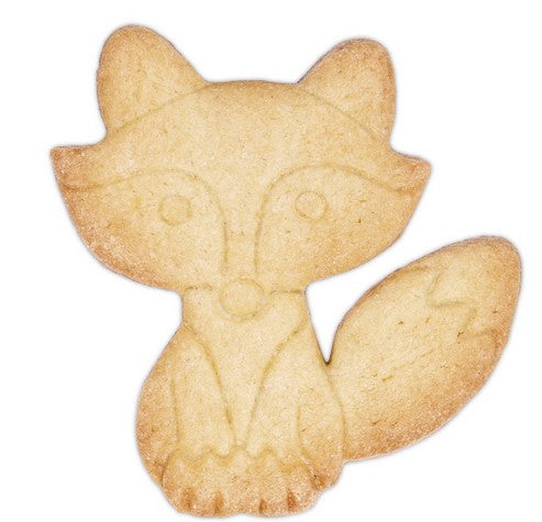 Fox Cookie Cutter with Embossed Detail 7.5cm | Cookie Cutter Shop Australia