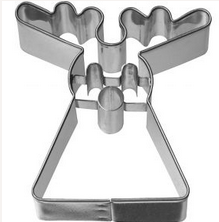Geometric Reindeer Cookie Cutter