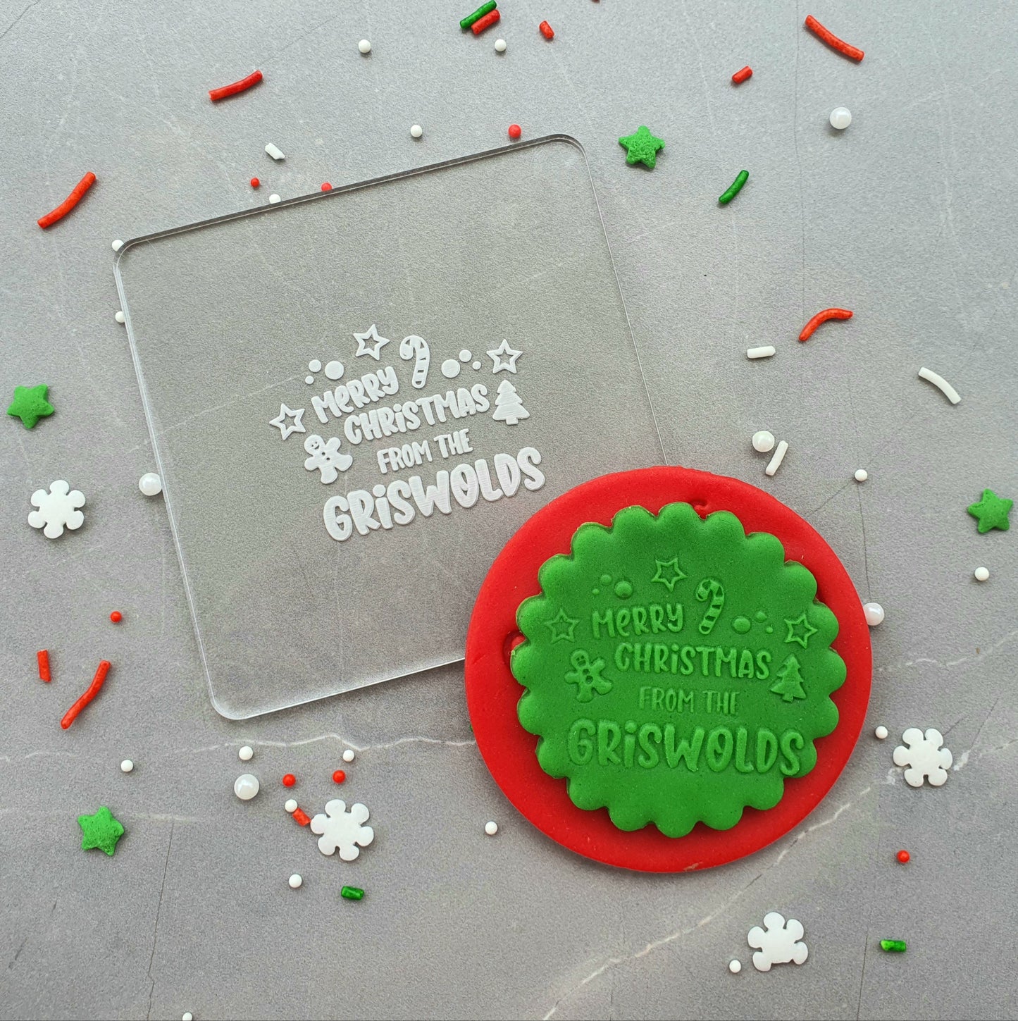 Christmas Custom Debosser 2 'Merry Christmas from the .....'