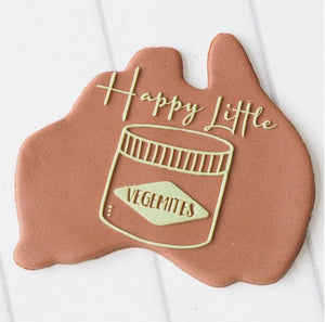 Happy Little Vegemites Fondant Stamp