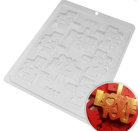 I Love You Chocolate Mould