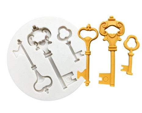 Assorted Keys Fondant Silicone Mould