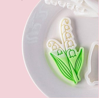 Lilley of the Valley Flower Cookie Cutter & Stamp | Cookie Cutter Shop Australia