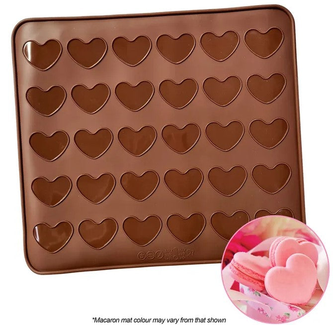 Heart Macaron Mat | Cookie Cutter Shop Australia