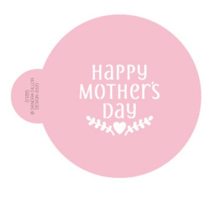 'Happy Mothers Day' Cookie Stencil