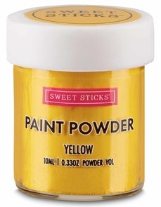 Sweet Sticks Yellow Paint Powder