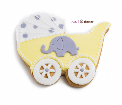 Baby Pram Cookie Cutter 10cm | Cookie Cutter Shop Australia