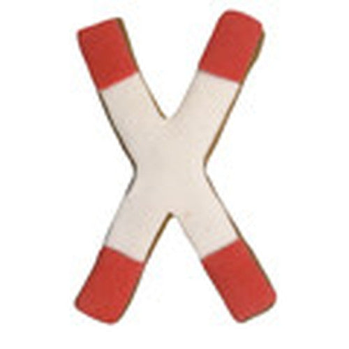 Railway Crossing Traffic Sign Cookie Cutter-Cookie Cutter Shop Australia