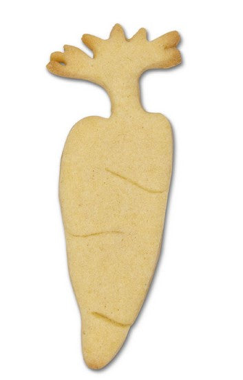 Carrot Cookie Cutter with Embossed Detail 9cm