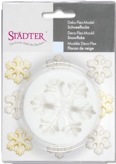 Snowflake Fondant Mould 6cm | Cookie Cutter Shop Australia