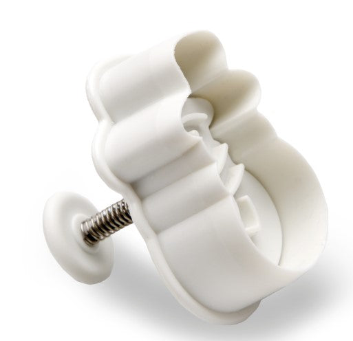 Snowman White 4.7cm Plastic Embossed Cookie Cutter | Cookie Cutter Shop Australia