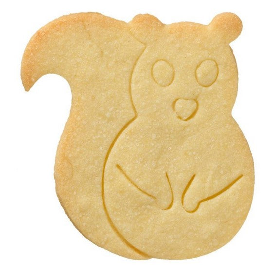 Squirrel Cookie Cutter with Embossed Detail 9cm | Cookie Cutter Shop Australia