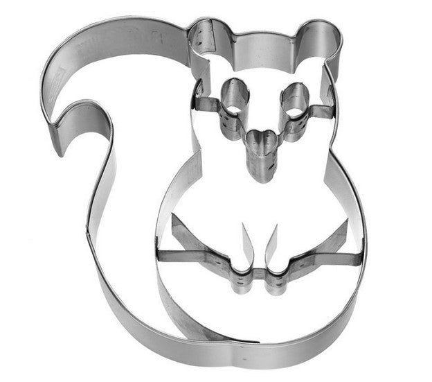 Squirrel Cookie Cutter with Embossed Detail 9cm | Cookie Cutter Shop Australia