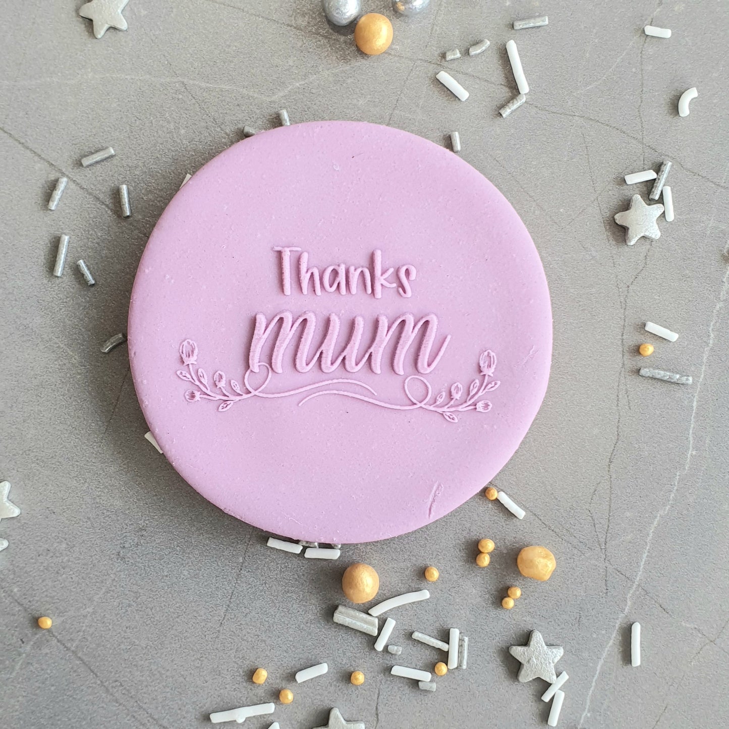Thanks Mum Fondant Debosser | Cookie Cutter Shop Australia
