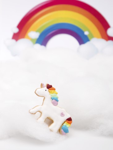 Unicorn Cookie Cutter Stamper with Ejector 7cm