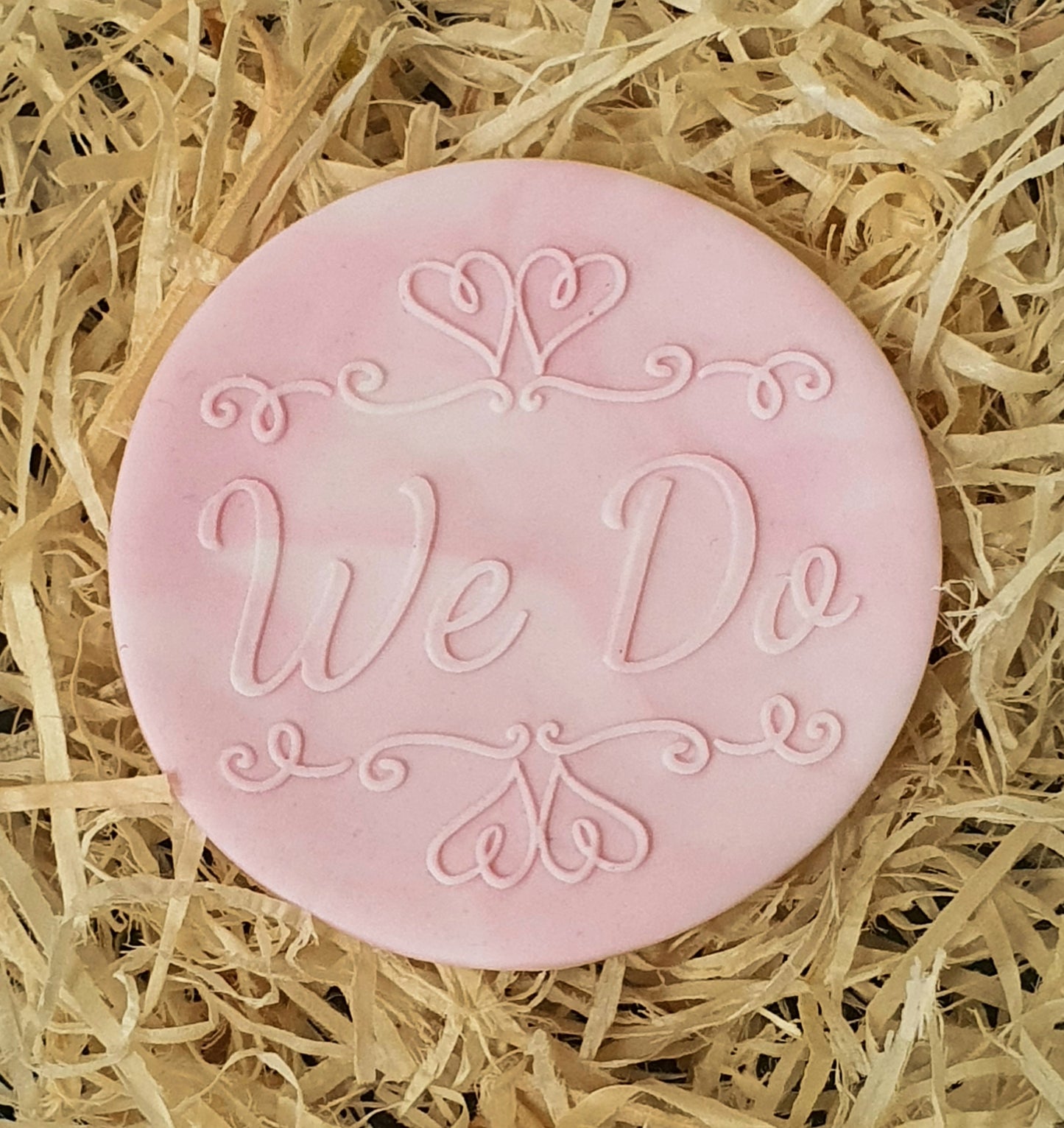 Wedding 'We Do' Fondant Embosser