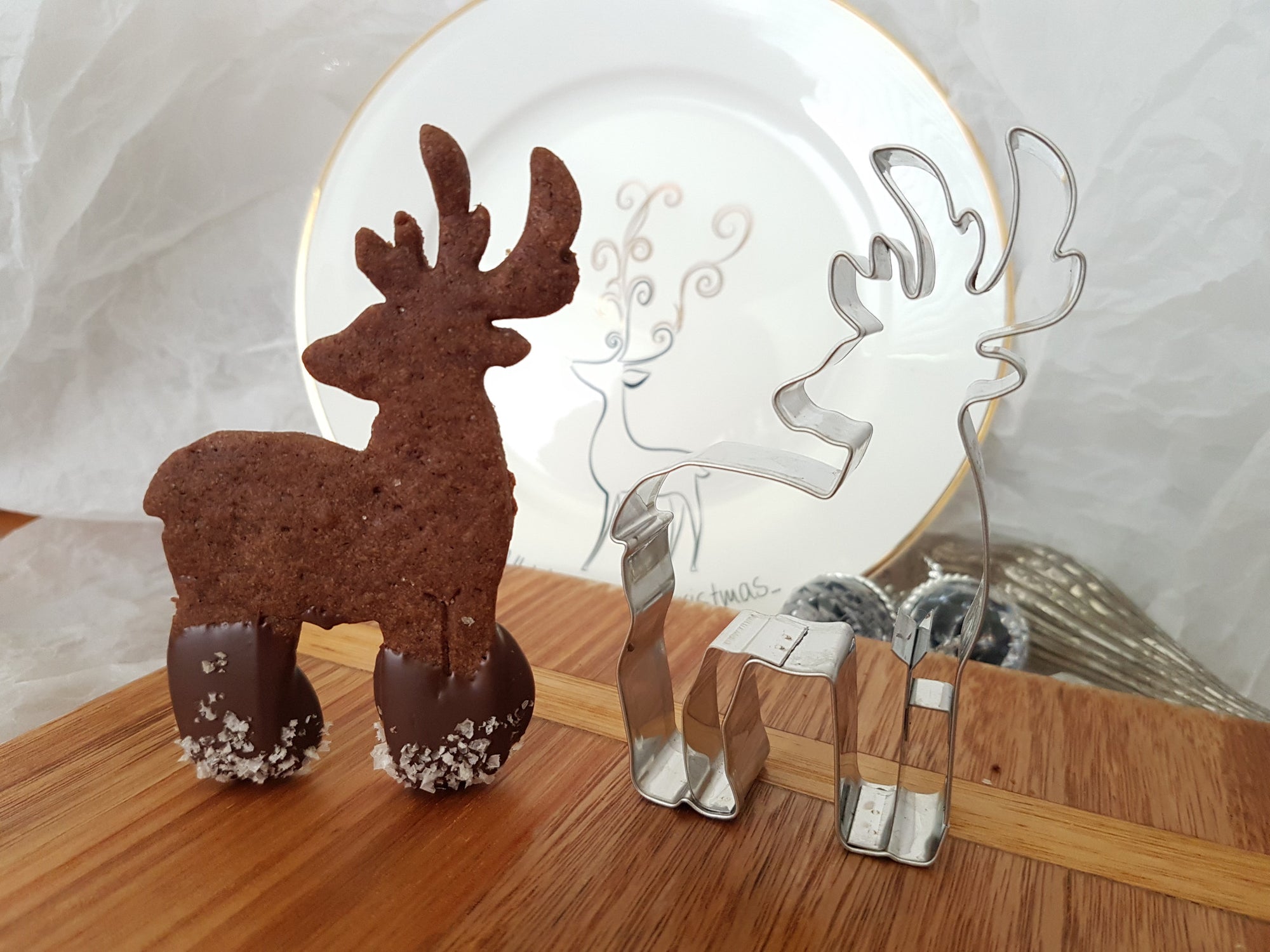 Chocolate Reindeer with Salted Chocolate Hooves