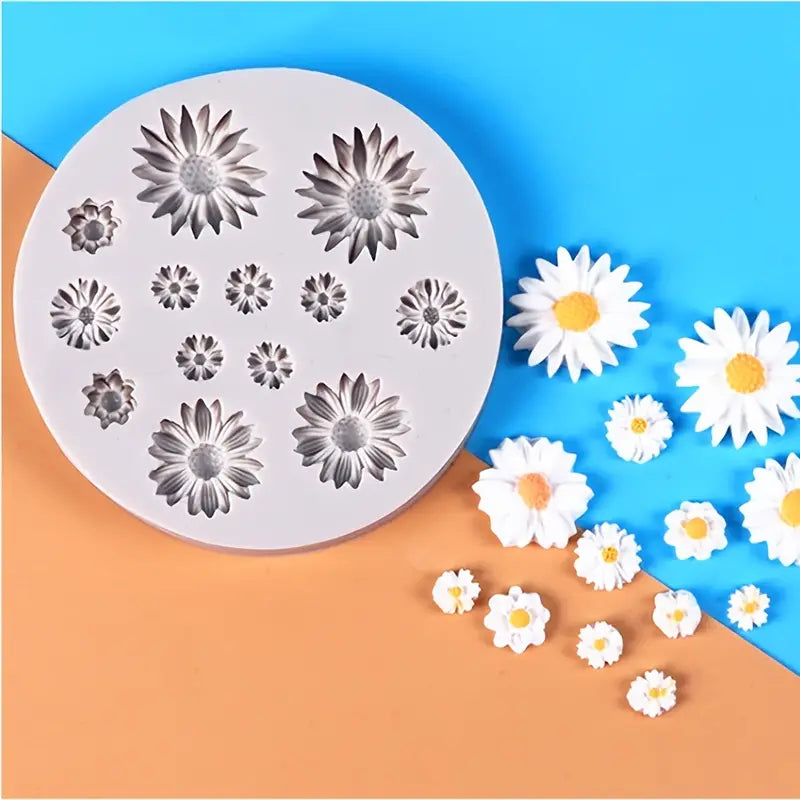 Daisy Flowers Silicone Mould