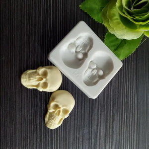 Pair of Skulls Fondant Silicone Mould