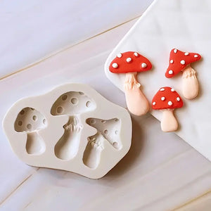 Trio of Fairy Mushrooms