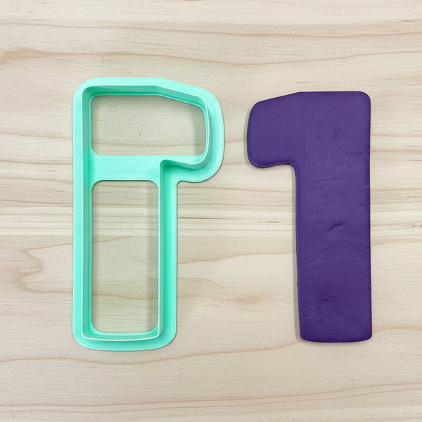 Number 1 Cookie Cutter 10cm - Cookie Cutter Shop Australia