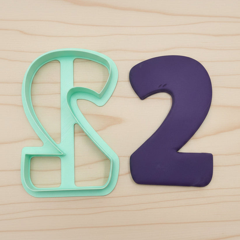 Number 2 Cookie Cutter 10cm High – Cookie Cutter Shop Australia