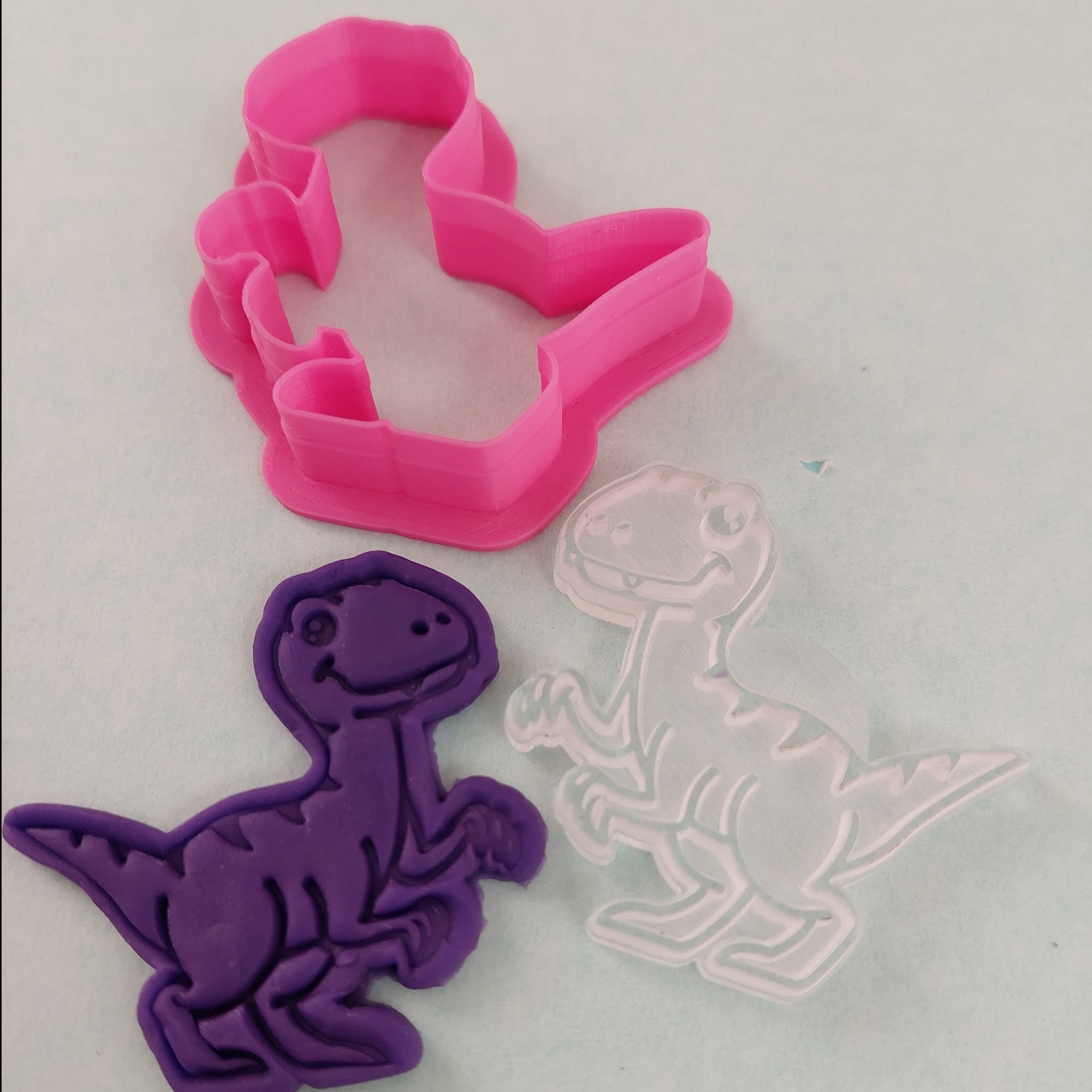 Raptor Dinosaur Stamp and Cutter