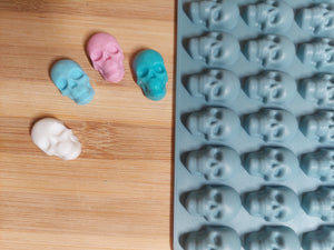 40 Skulls Fondant Silicone Mould