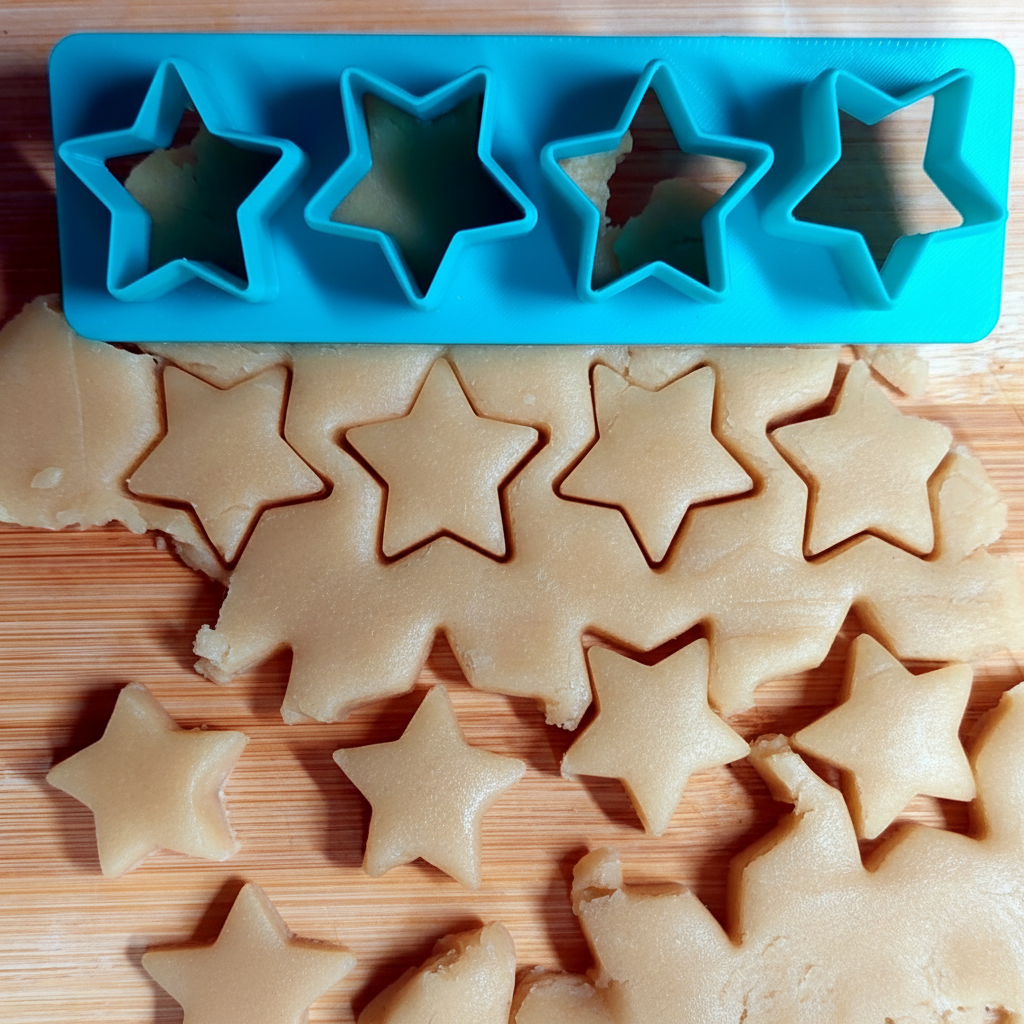 Stars in a Row Cookie Cutter