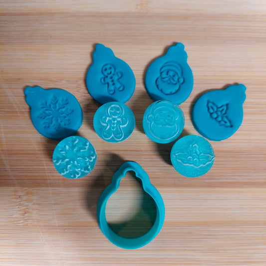 Christmas Mini Fondant Stamp Set