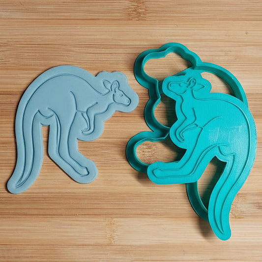 Eastern Grey Kangaroo Stamp and Cutter