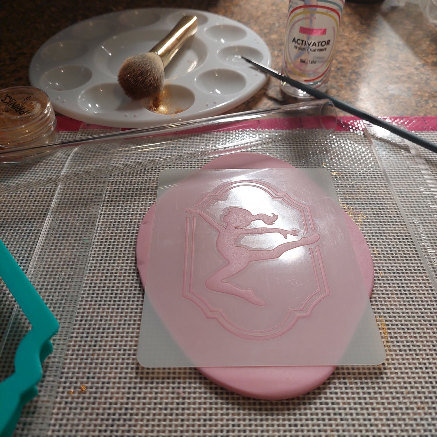 Future Olympian Gymnast Stencil Set