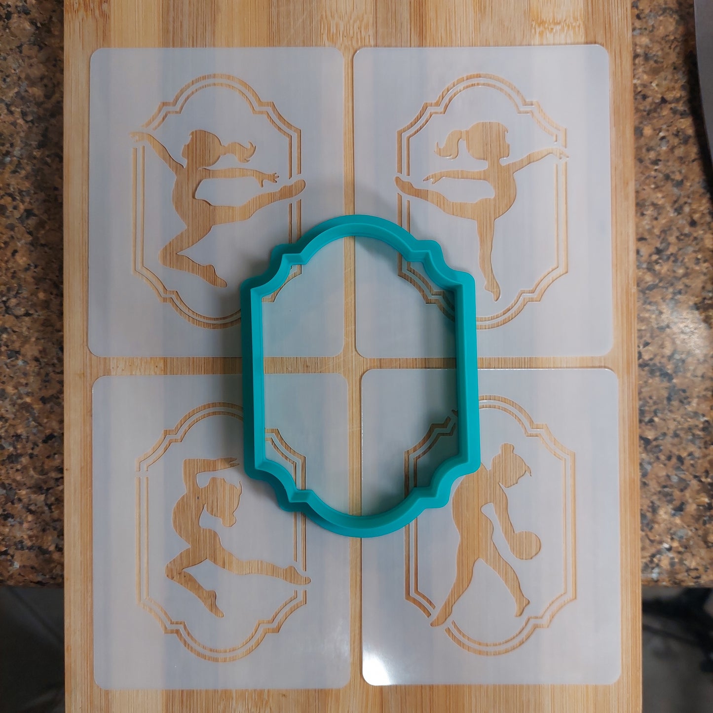 Future Olympian Gymnast Stencil Set