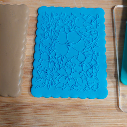 Flowers with Bird Cookie Cutter and Embosser