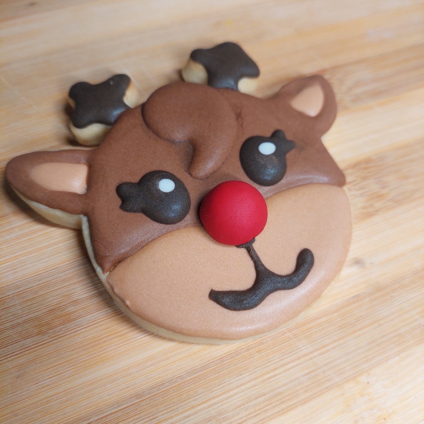 Cute Reindeer Face Cutter with Optional Fondant Cutters