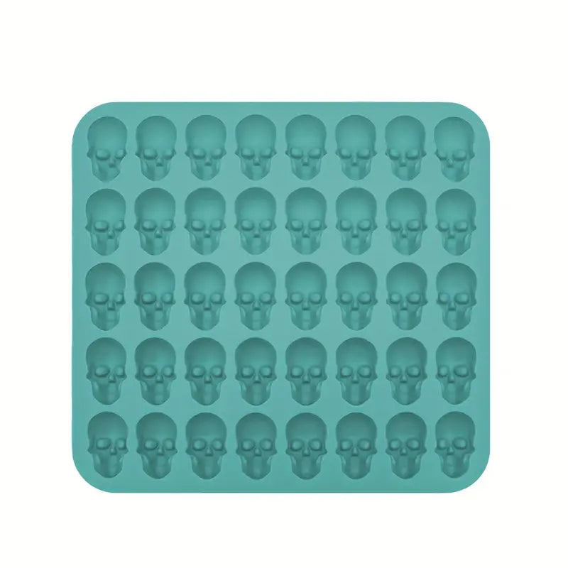 40 Skulls Fondant Silicone Mould