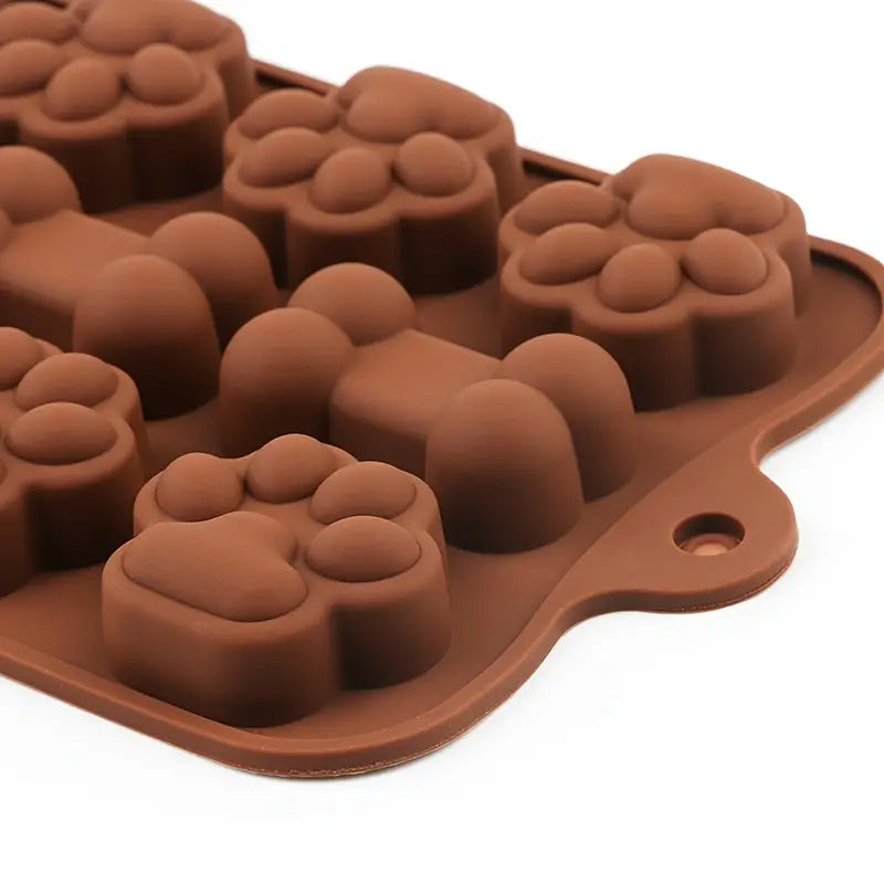 Paw and Bone Silicone Mould