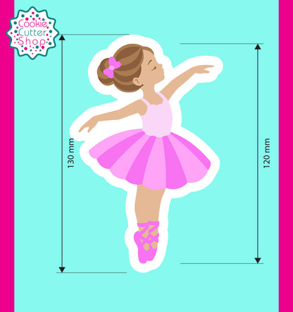 Custom 'Ballerina and Name' Embossers and Cutter sets