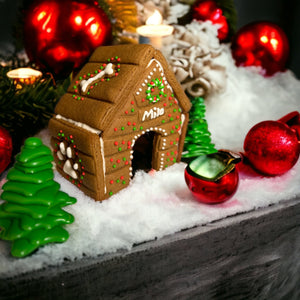 3D Gingerbread Dog House Cookie Cutter Set