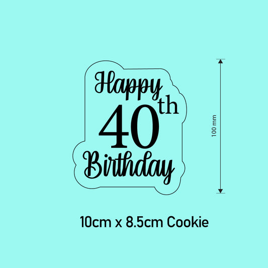 Custom 40th Birthday