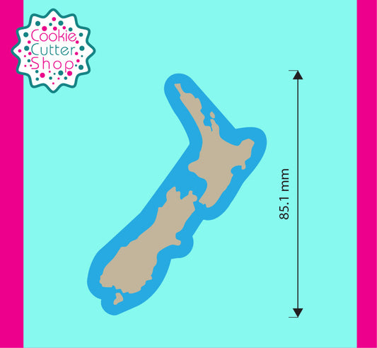 Cutom 'New Zealand Map Cutter and Embosser'