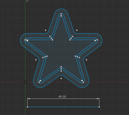 Custom 4.5cm Star - Not Available For Retail
