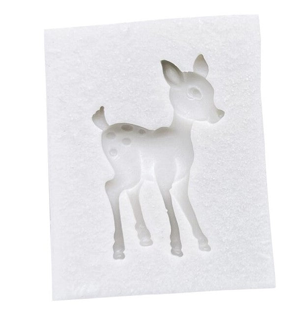 Mini Deer Silicone Fondant Mould | Cookie Cutter Shop Australia