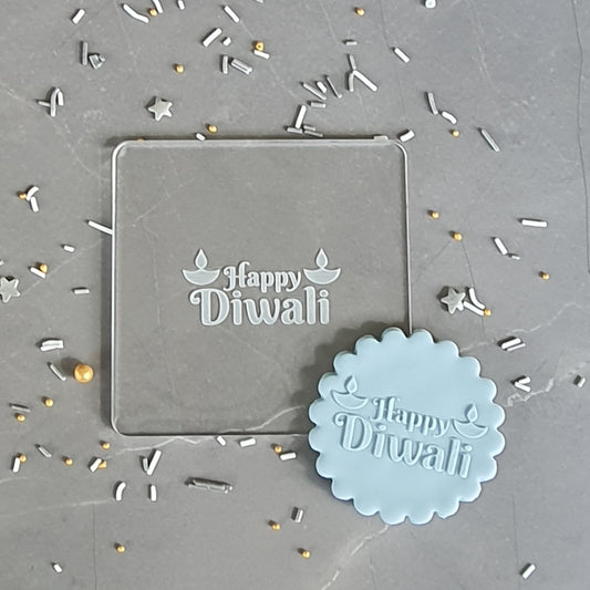 Happy Diwali Fondant Debosser | Cookie Cutter Shop Australia