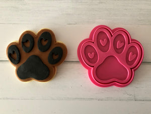 Love Paw Cookie Cutter & Embosser