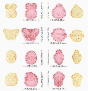 Easter Icons Cookie Cutter & Stamp Set